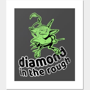 diamond in the rough green Posters and Art